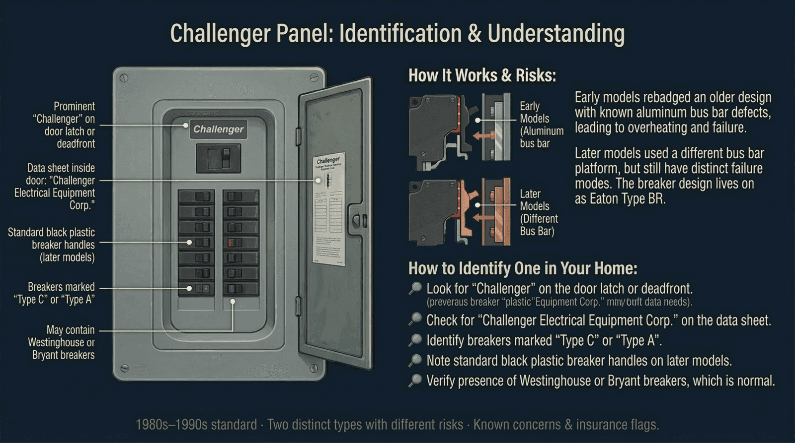 Challenger panel diagram, full size view