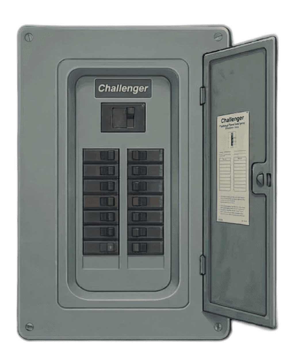 Challenger electrical panel illustration